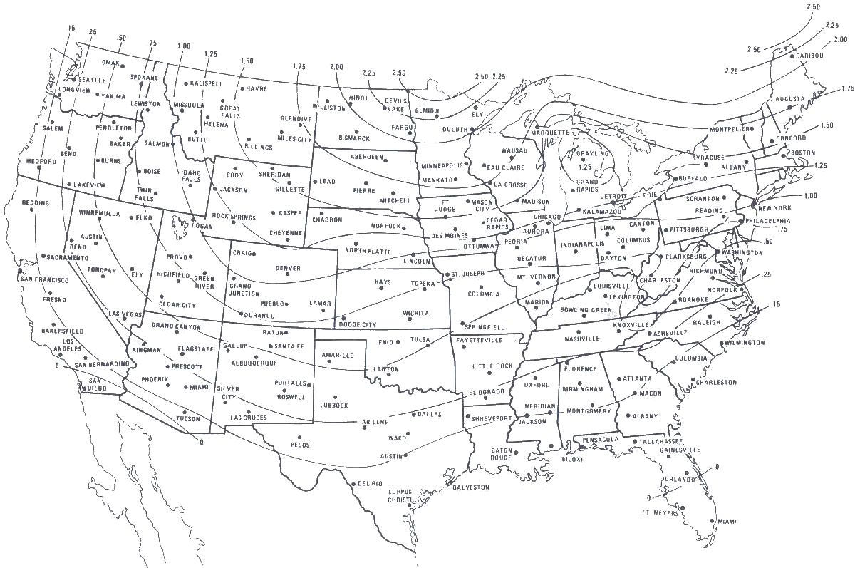 Us Map To Scale