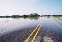  Flooded and impassable road