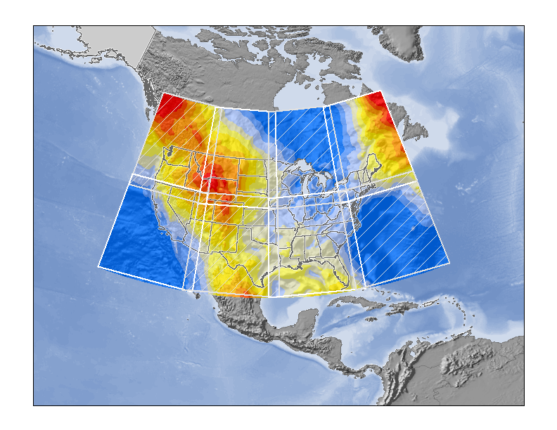 GEOID18 Grid Extents for CONUS