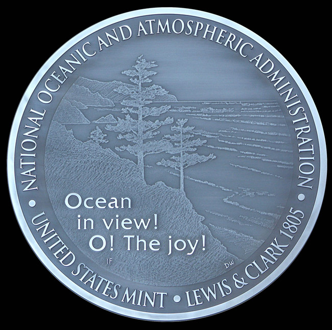 the Ocean in View! commemorative mark